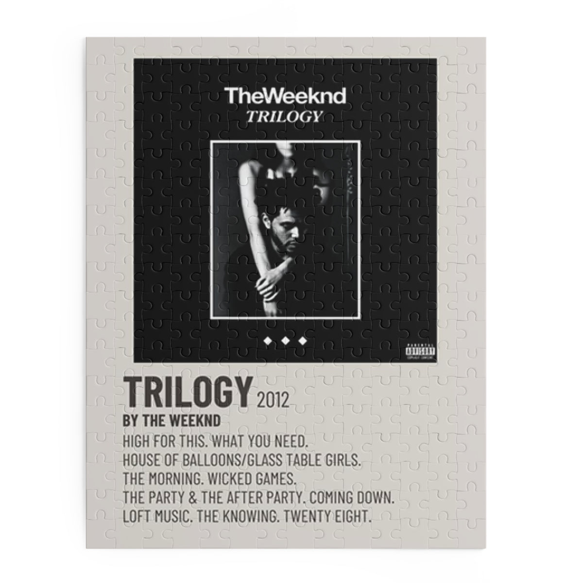 Trilogy by The Weeknd album puzzle