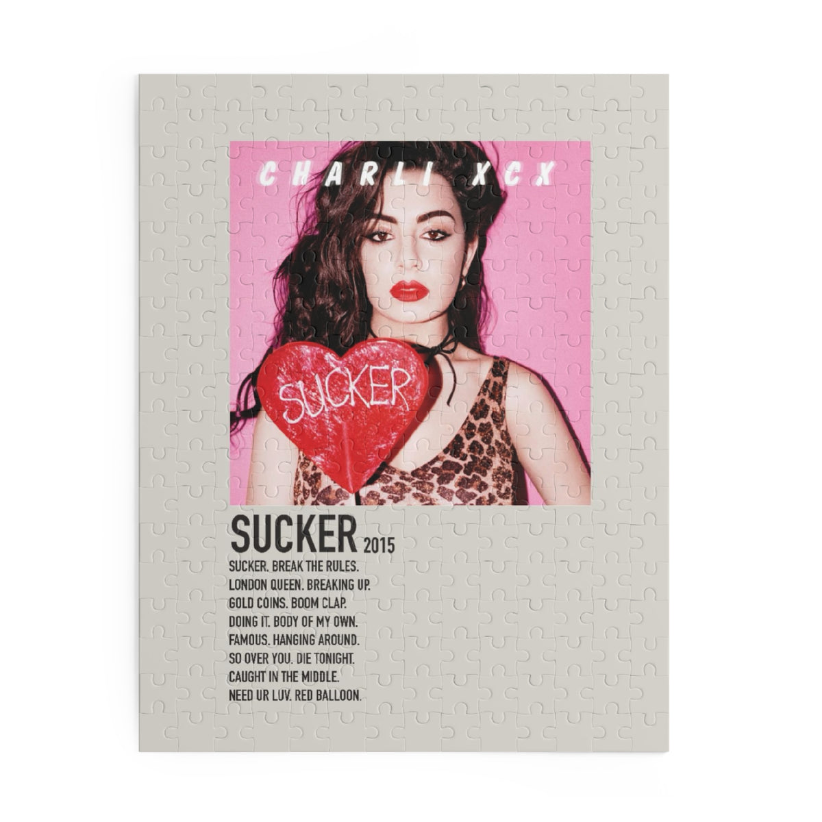 Sucker by Charli XCX album puzzle