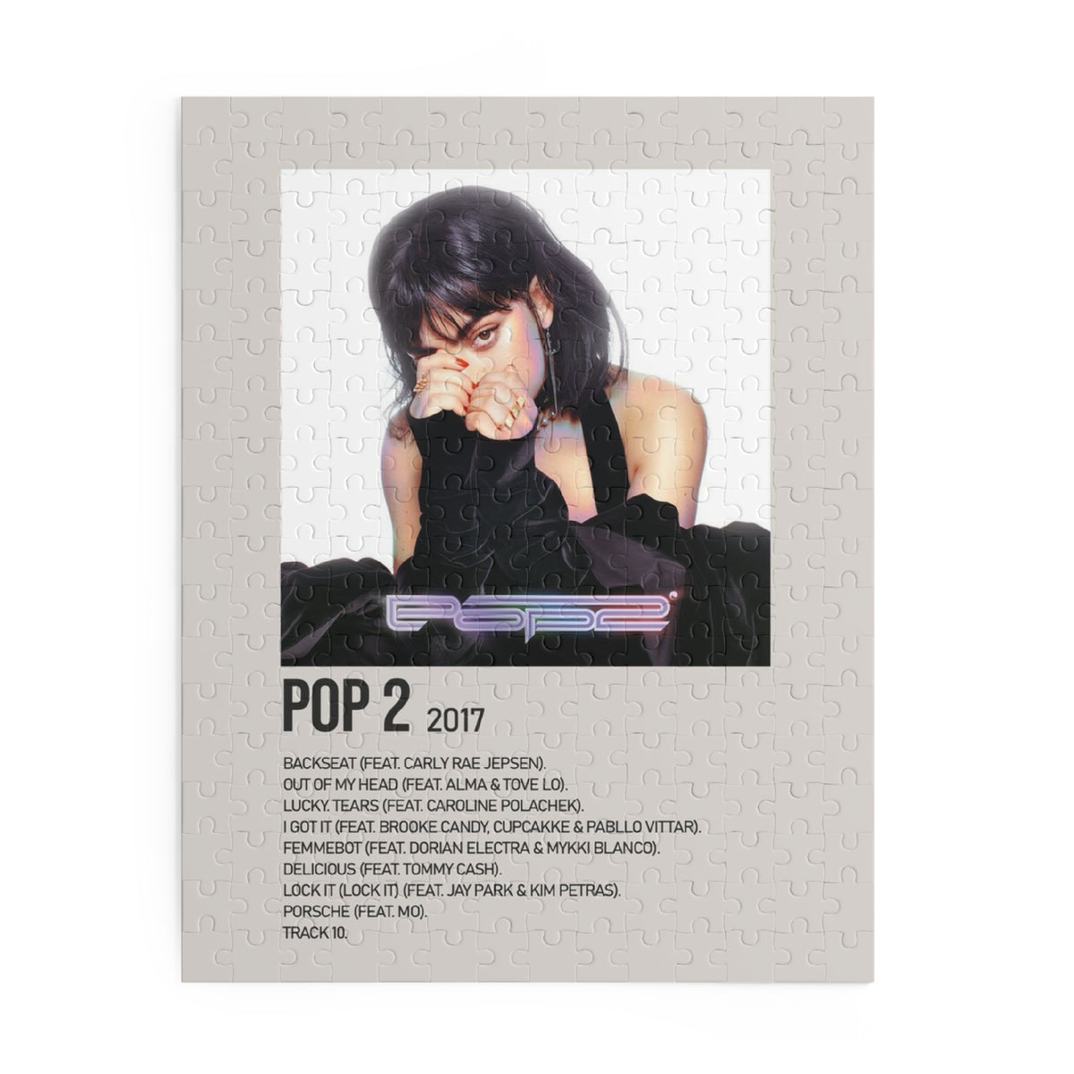 Pop 2 by Charli XCX album puzzle