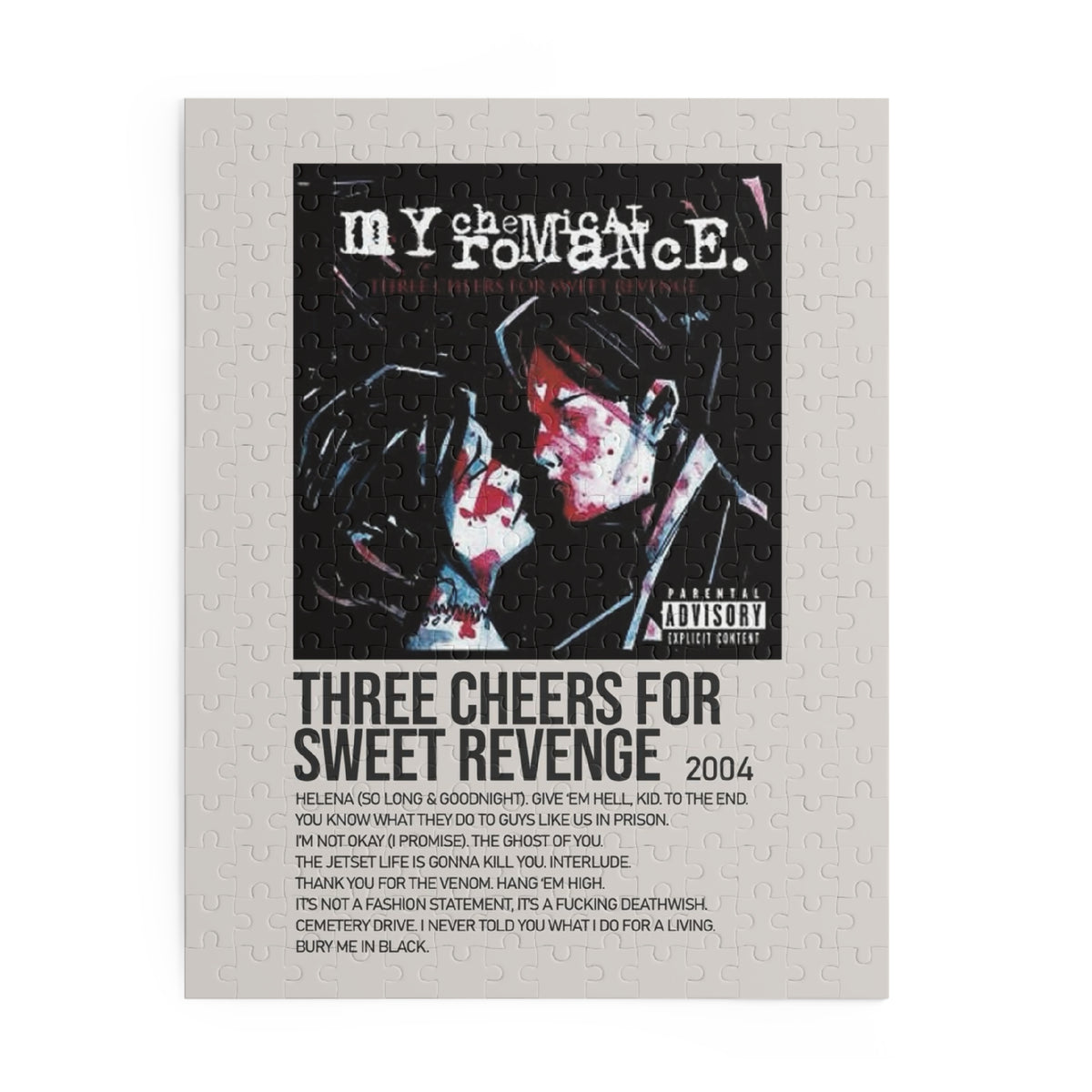 Three Cheers For Sweet Revenge by My Chemical Romance album puzzle