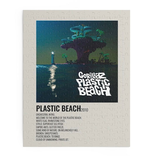 Plastic Beach by Gorillaz album puzzle
