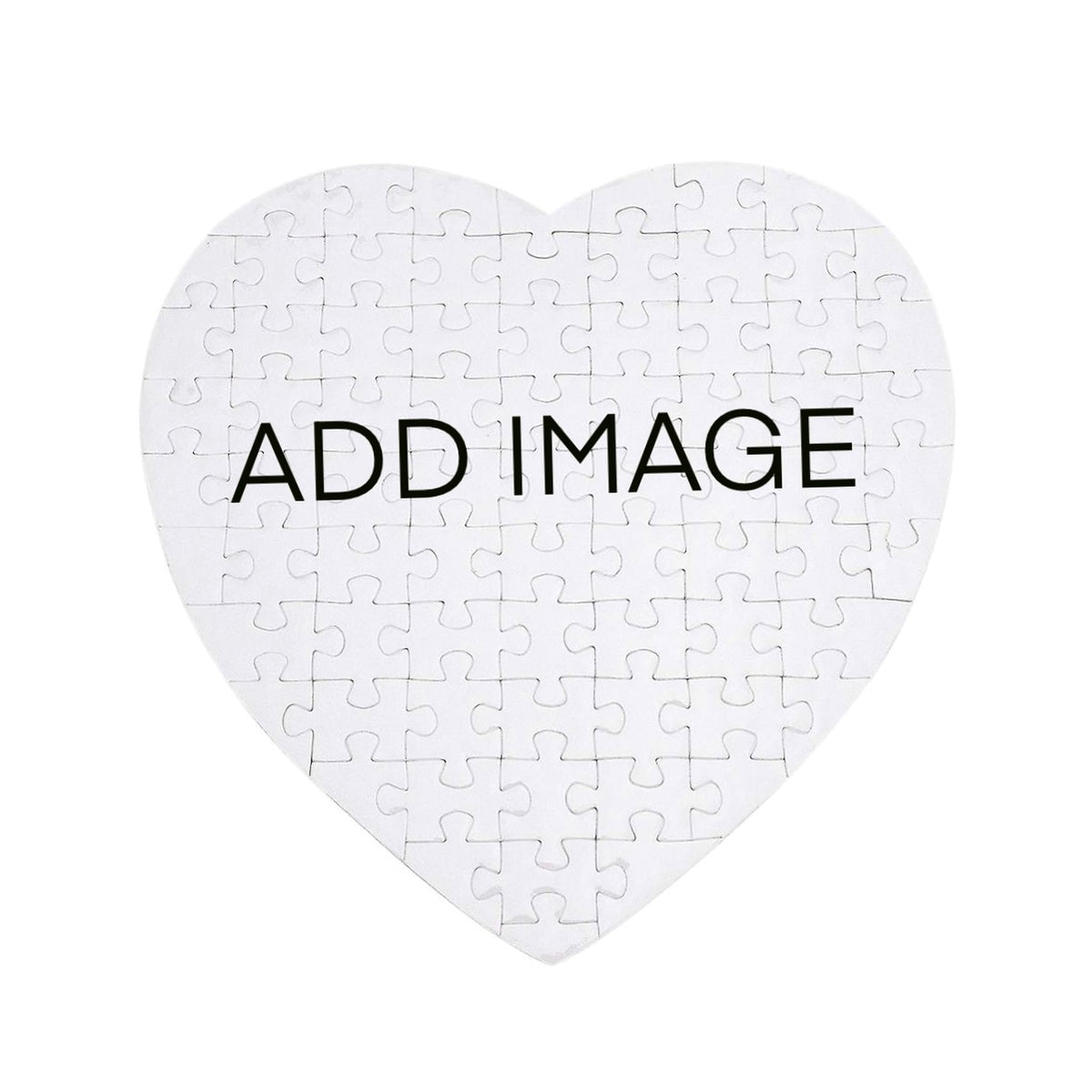 Heart Customizable Puzzle (96Pcs)