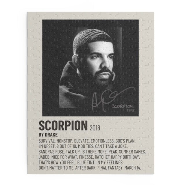 Scorpion by Drake album puzzle