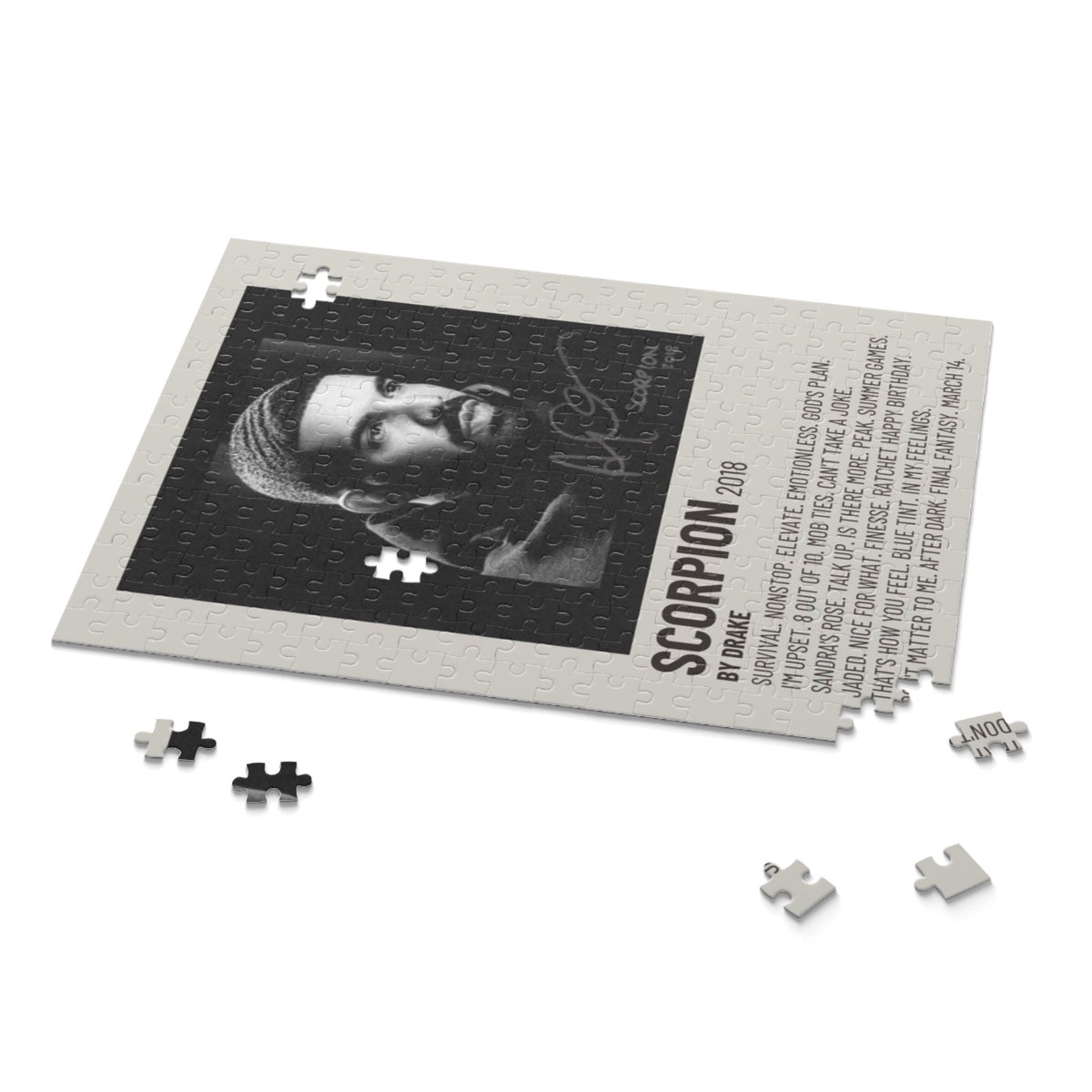 Scorpion by Drake album puzzle - photo 2