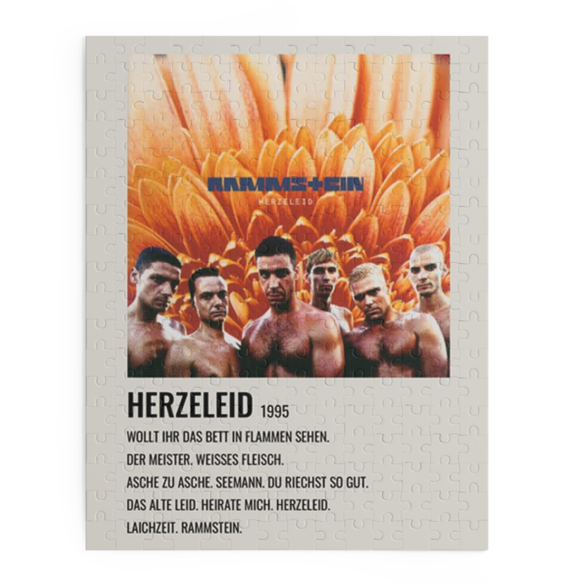 Herzeleid by Rammstein album puzzle