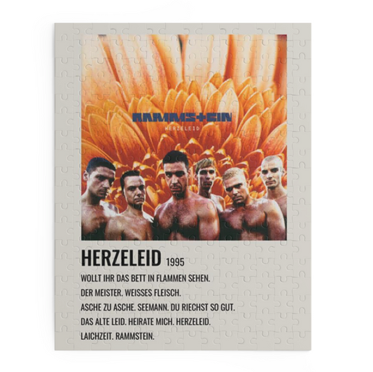 Herzeleid by Rammstein album puzzle