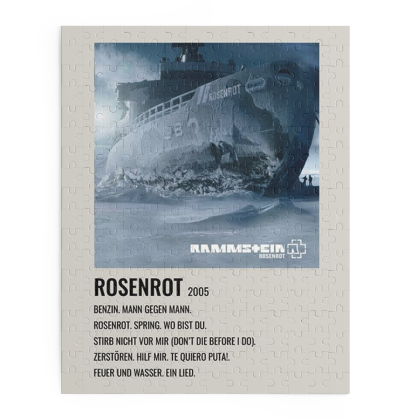 Rosenrot by Rammstein album puzzle