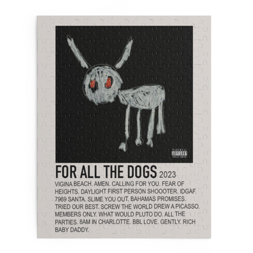 For All The Dogs by Drake album puzzle