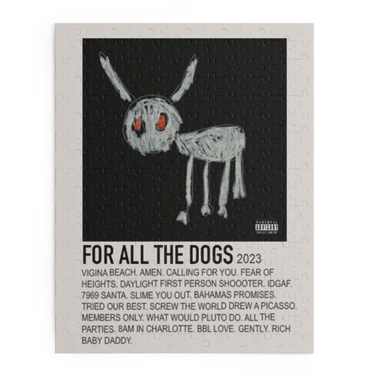 For All The Dogs by Drake album puzzle