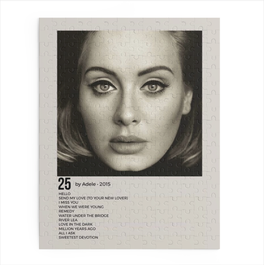 25 by Adele album puzzle