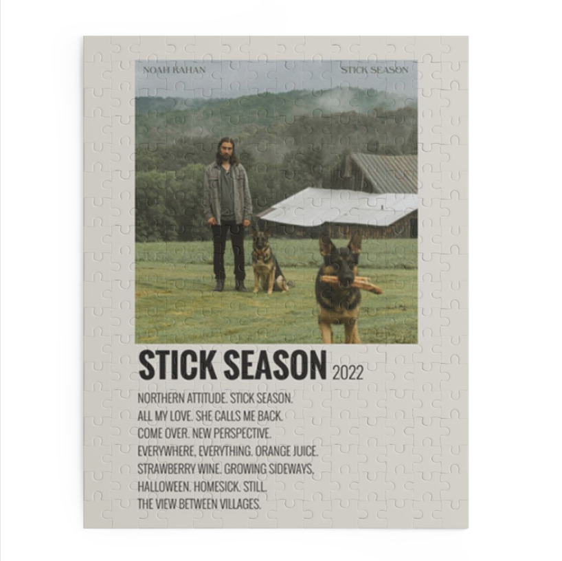 Stick Season by Noah Kahan album puzzle