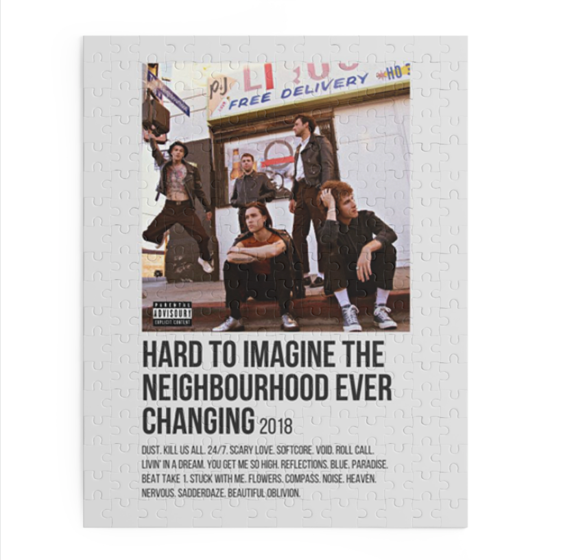 Hard To Imagine The Neighbourhood Ever Changing by The Neighbourhood album puzzle