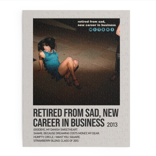 RETIRED FROM SAD, NEW CAREER IN BUSINESS by Mitski album puzzle