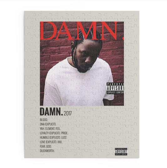 Damn by Kendrick Lamar album puzzle