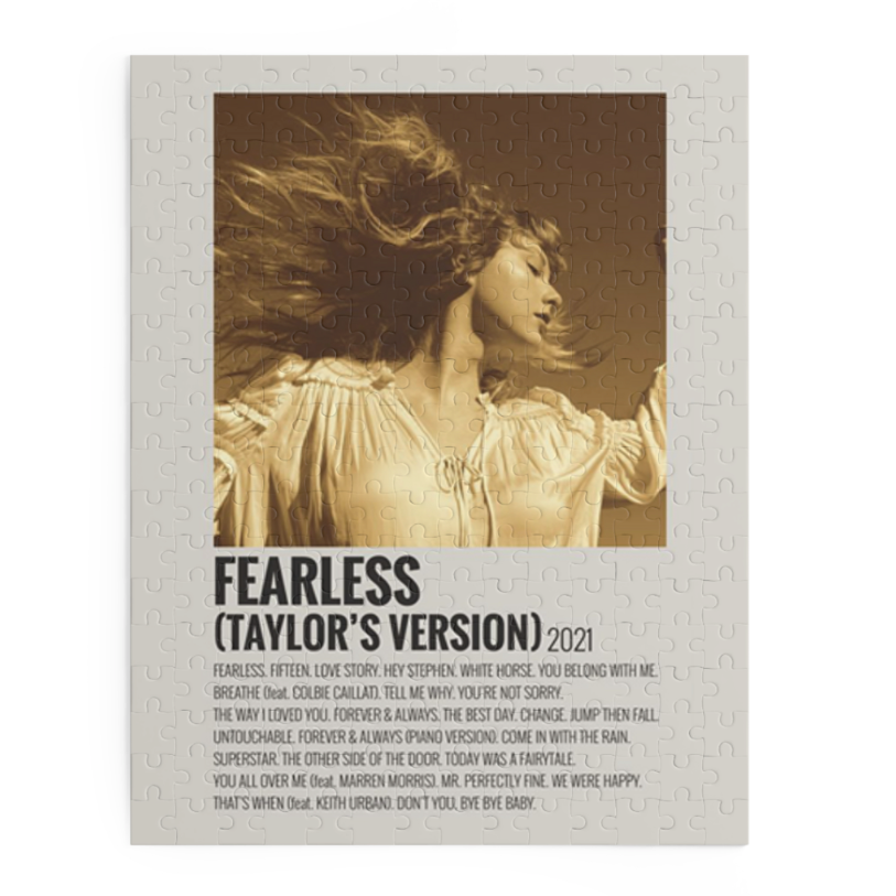 Fearless (Taylor's Version) by Taylor Swift album puzzle