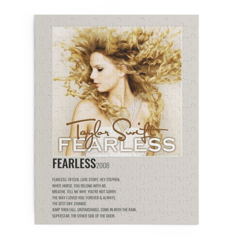 Fearless by Taylor Swift album puzzle