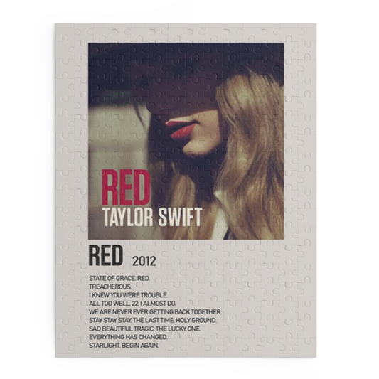 Red by Taylor Swift album puzzle
