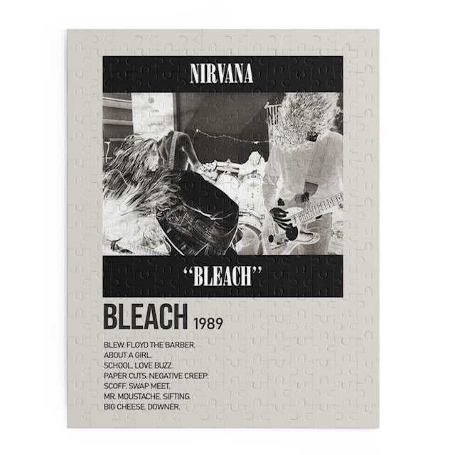 Bleach by Nirvana album puzzle