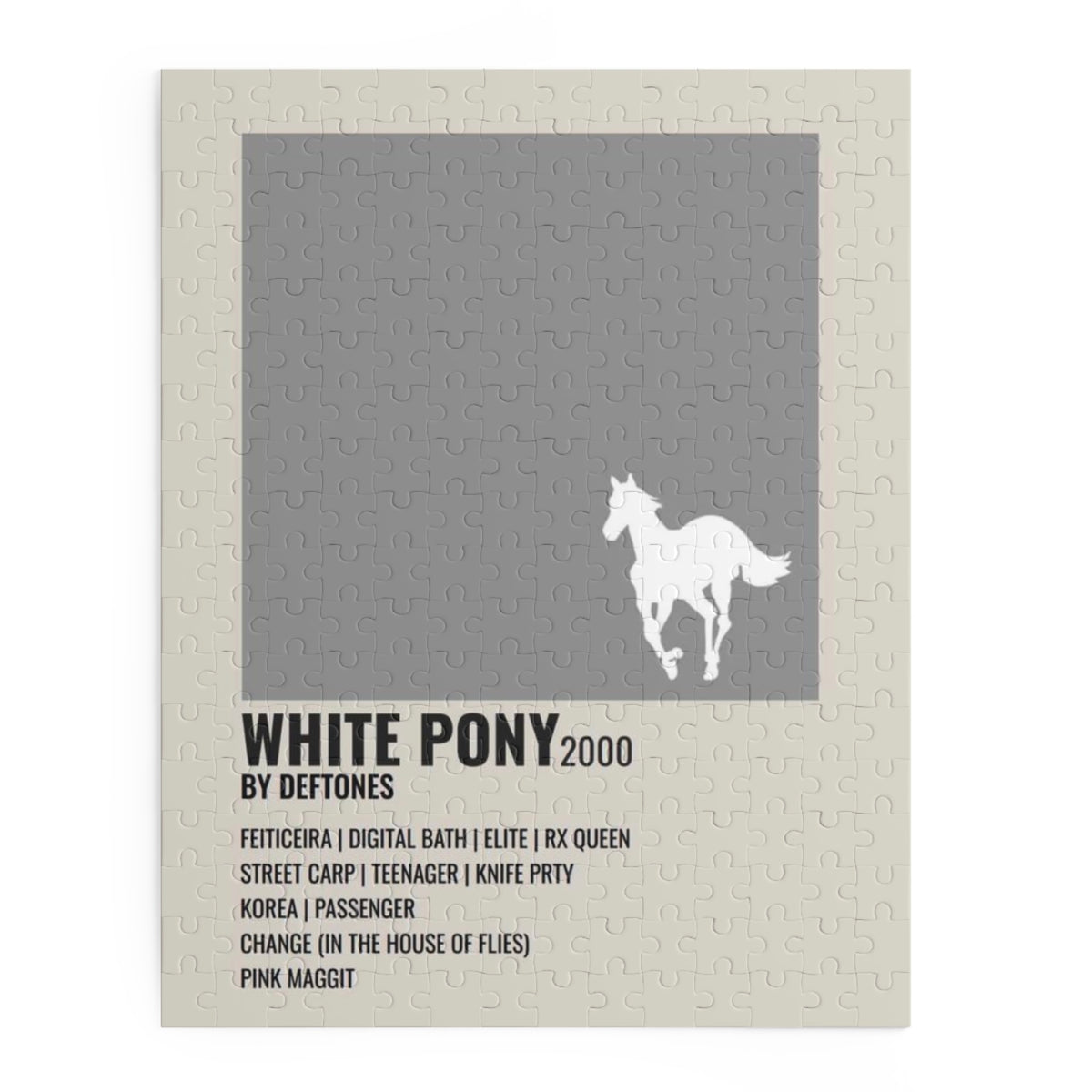 White Pony by Deftones album puzzle
