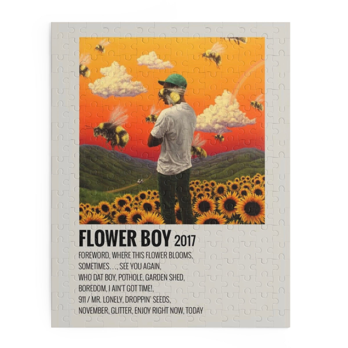 Flower Boy by Tyler The Creator album puzzle