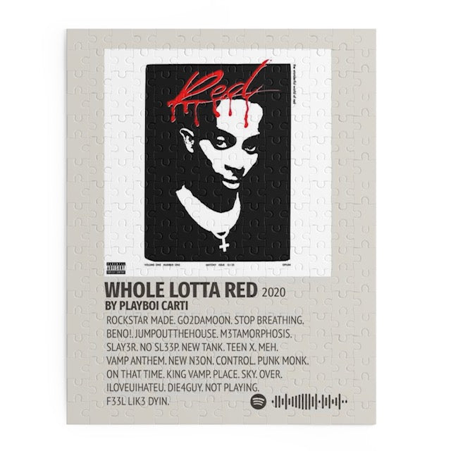 Whole Lotta Red by Playboi Carti album puzzle