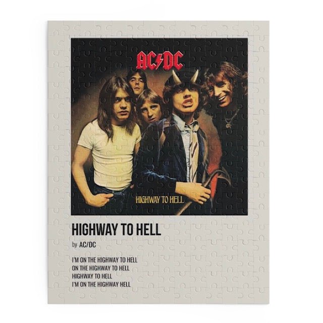 Highway To Hell by AC/DC album puzzle