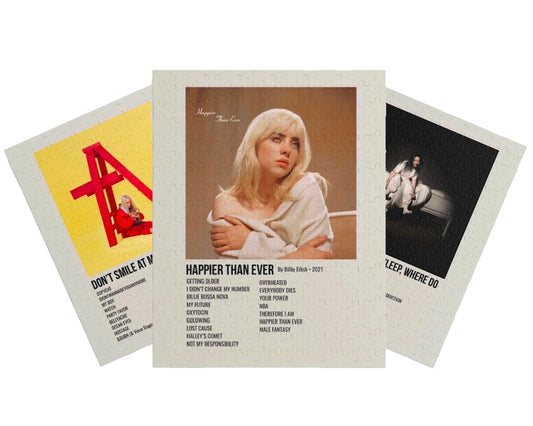 Billie Eilish Album Puzzle Bundle