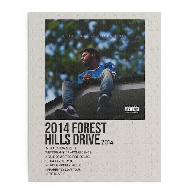2014 Forest Hills Drive by J. Cole album puzzle