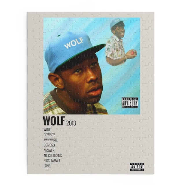 Wolf by Tyler The Creator album puzzle