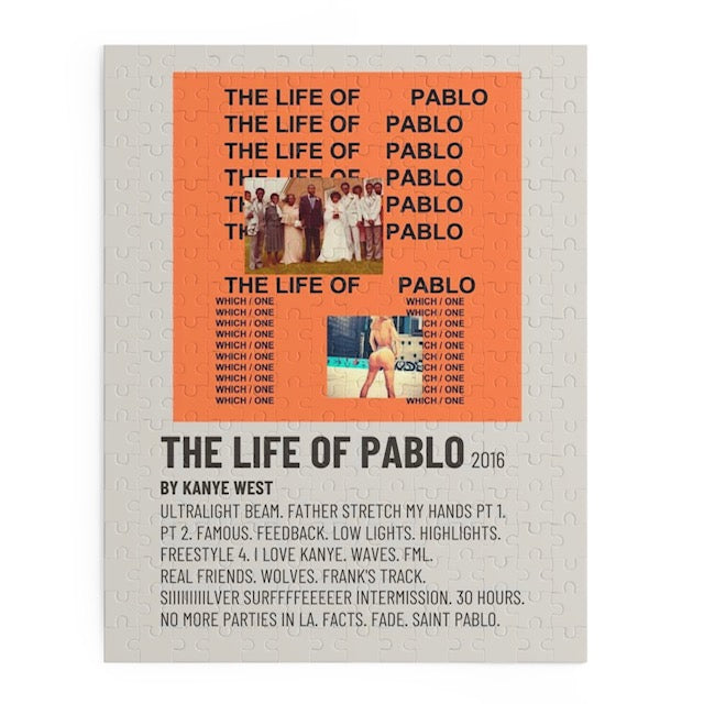 The Life Of Pablo by Kanye West album puzzle