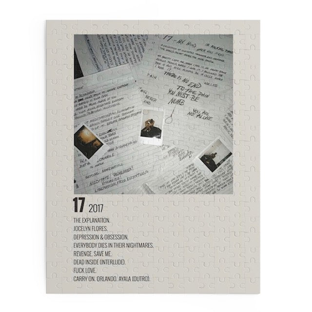 17 by XXXTentacion album puzzle