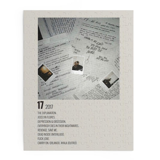 17 by XXXTentacion album puzzle