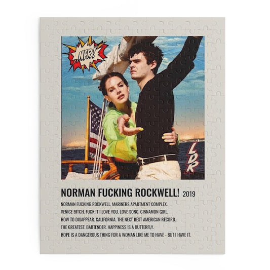 Norman Fucking Rockwell! by Lana Del Rey album puzzle