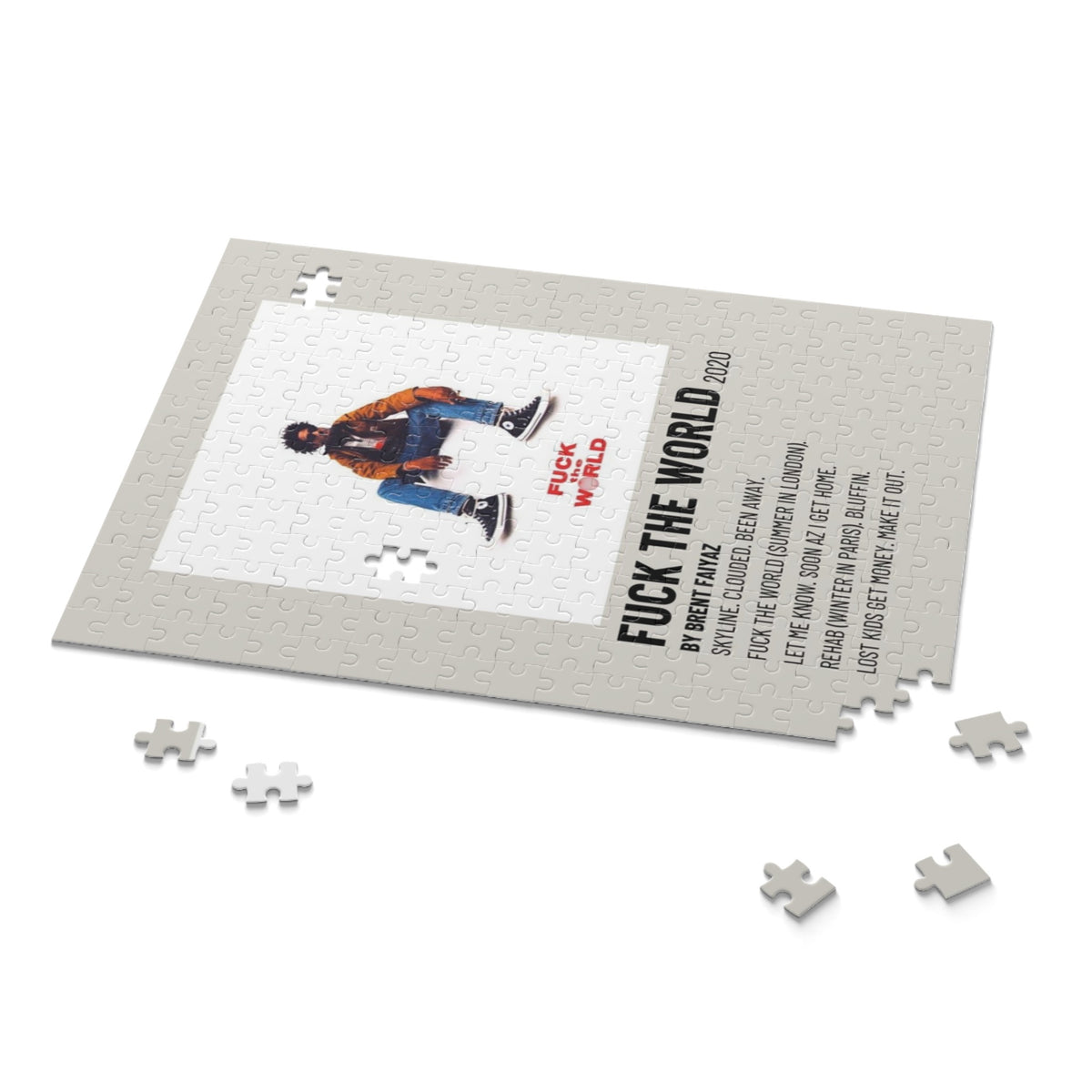 fuck the world by Brent Faiyaz album puzzle - photo 2