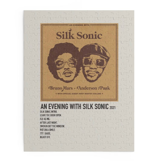An Evening With Silk Sonic by Bruno Mars album puzzle