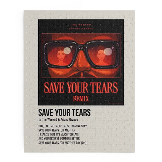 Save Your Tears by The Weeknd & Ariana Grande album puzzle