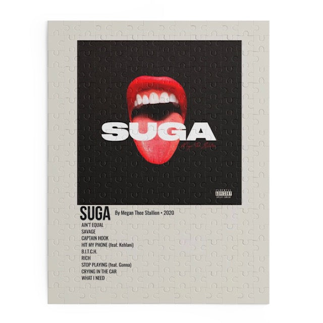Suga by Megan Thee Stallion album puzzle