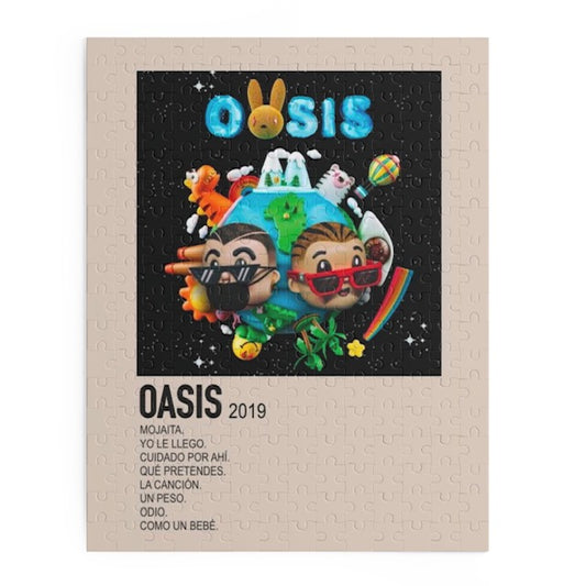 Oasis by Bad Bunny album puzzle