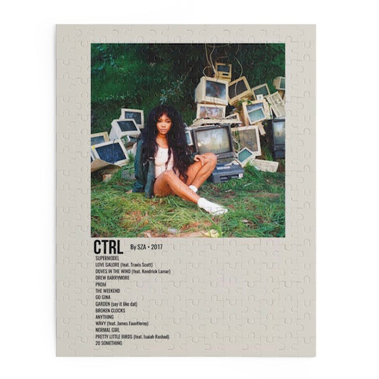 CTRL by SZA album puzzle