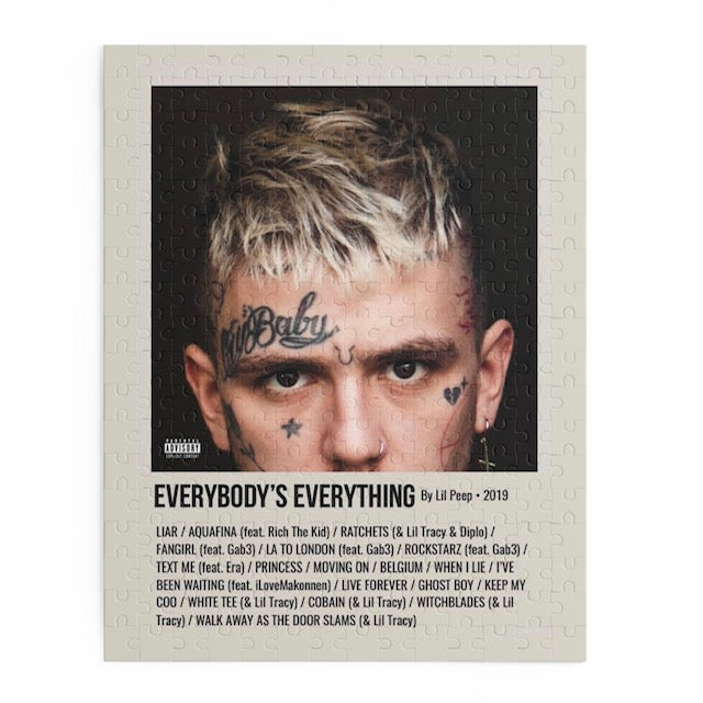 Everybody's Everything by Lil Peep album puzzle