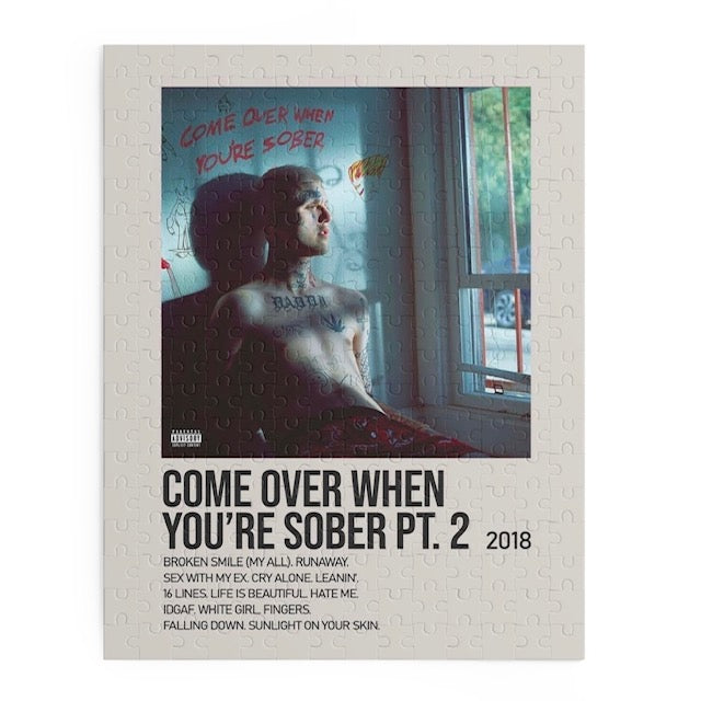 Come Over When You're Sober Pt.2 by Lil Peep album puzzle