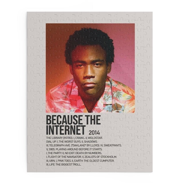 Because The Internet by Donald Glover album puzzle
