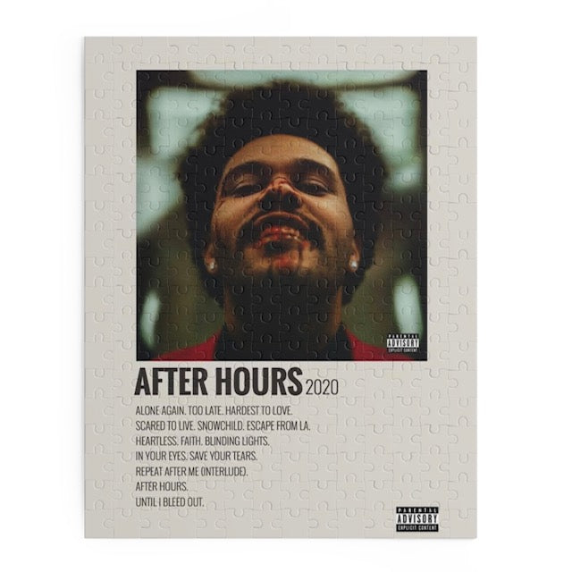After Hours by The Weeknd album puzzle