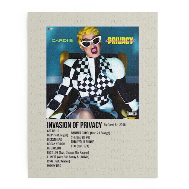 Invasion Of Privacy by Cardi B album puzzle