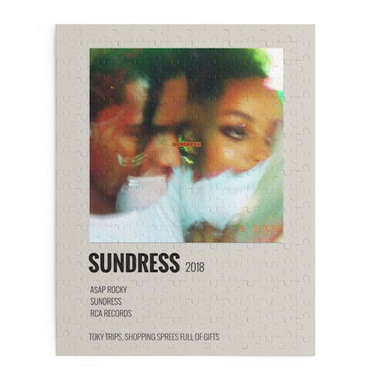 Sundress by ASAP Rocky album puzzle