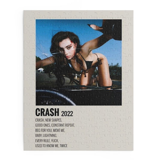 Crash by Charli XCX album puzzle