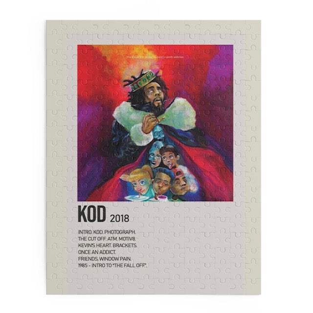 KOD by J. Cole album puzzle