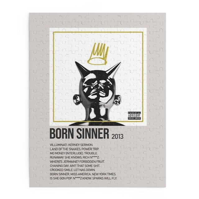 Born Sinner by J. Cole album puzzle