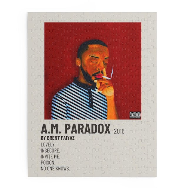 A.M. Paradox by Brent Faiyaz album puzzle