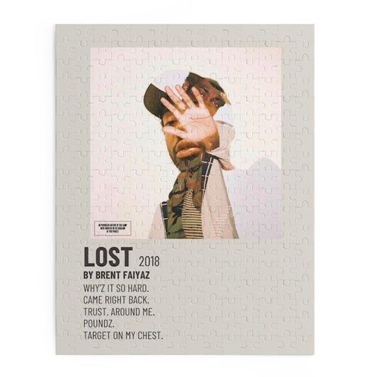 Lost by Brent Faiyaz album puzzle